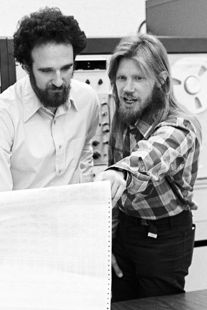Stanford's Martin Hellman, left, and Whitfield Diffie, shown in 1977
