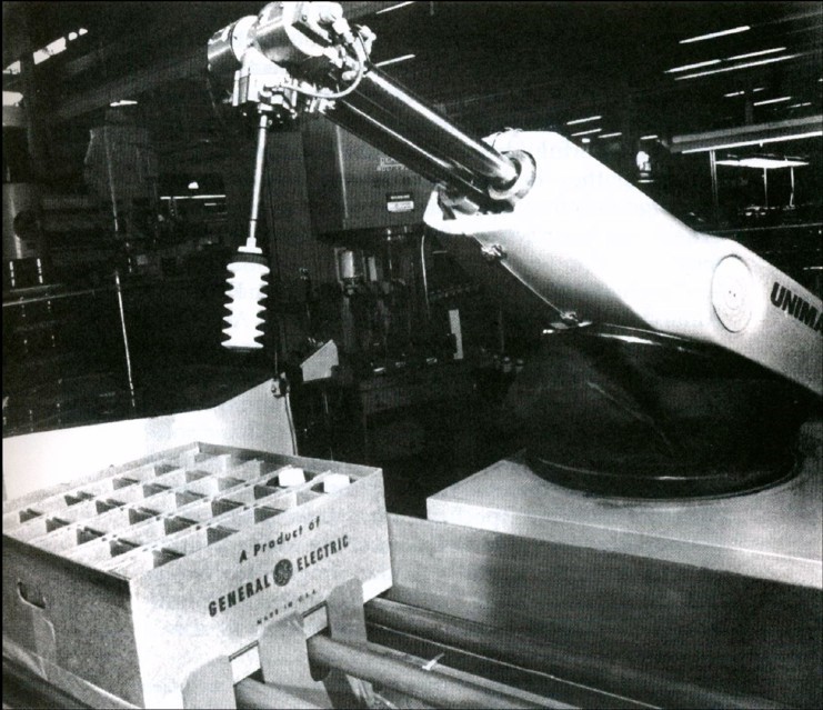 First industrial robot, General Motors assembly line, 1961