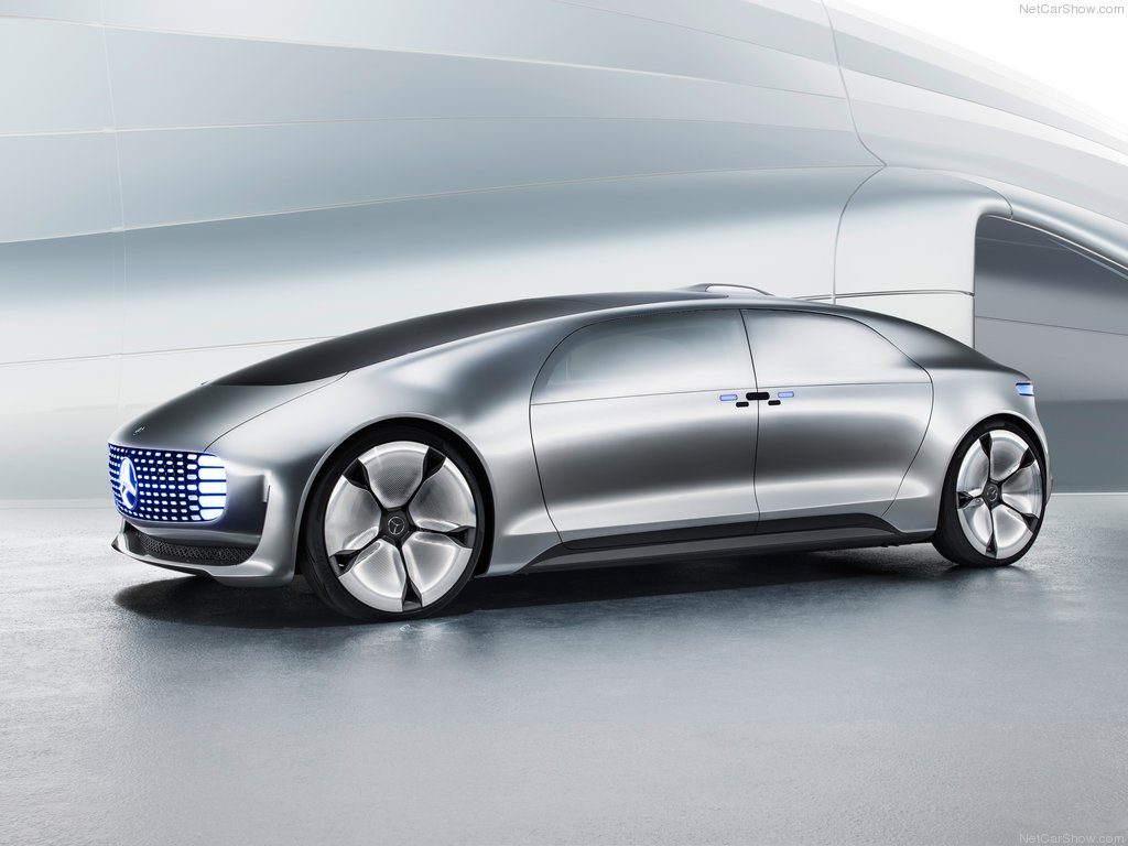 The Mercedes-Benz F 015 Luxury in Motion… the company’s driverless car concept