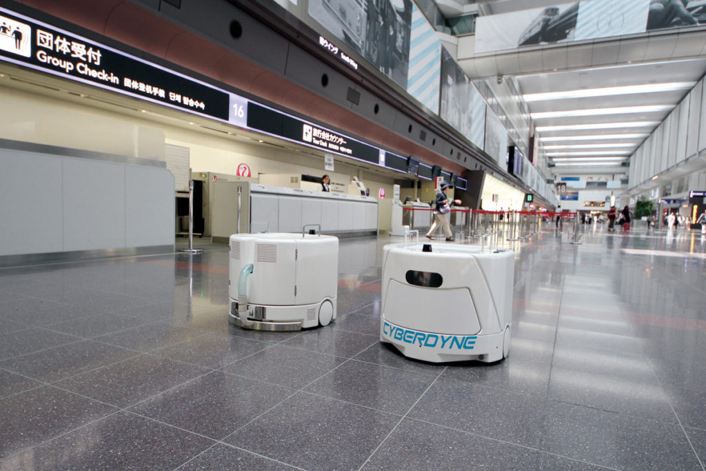 cyberdyne robots tokyo airport