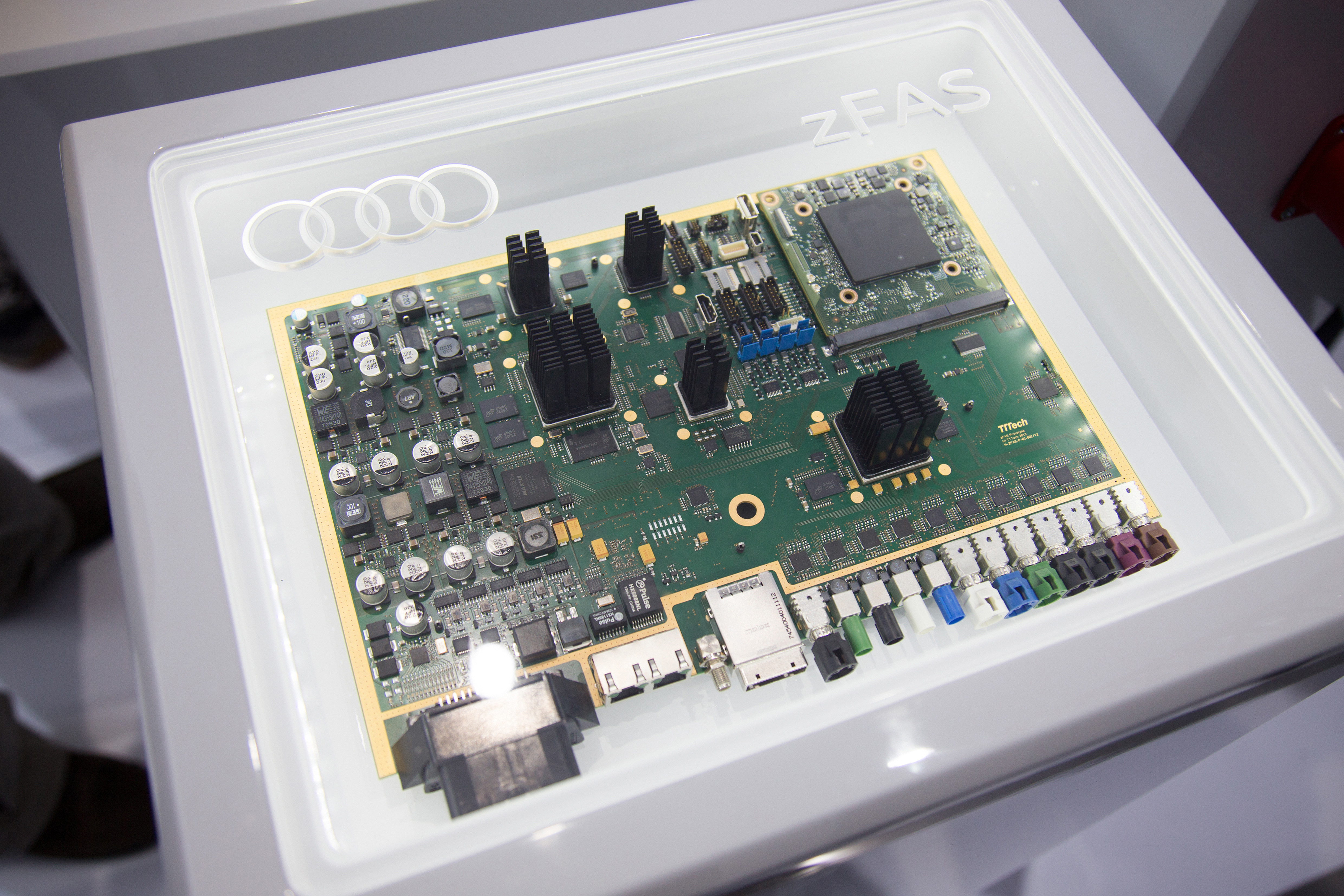 Audi demonstrates autonomous driving tech with AI