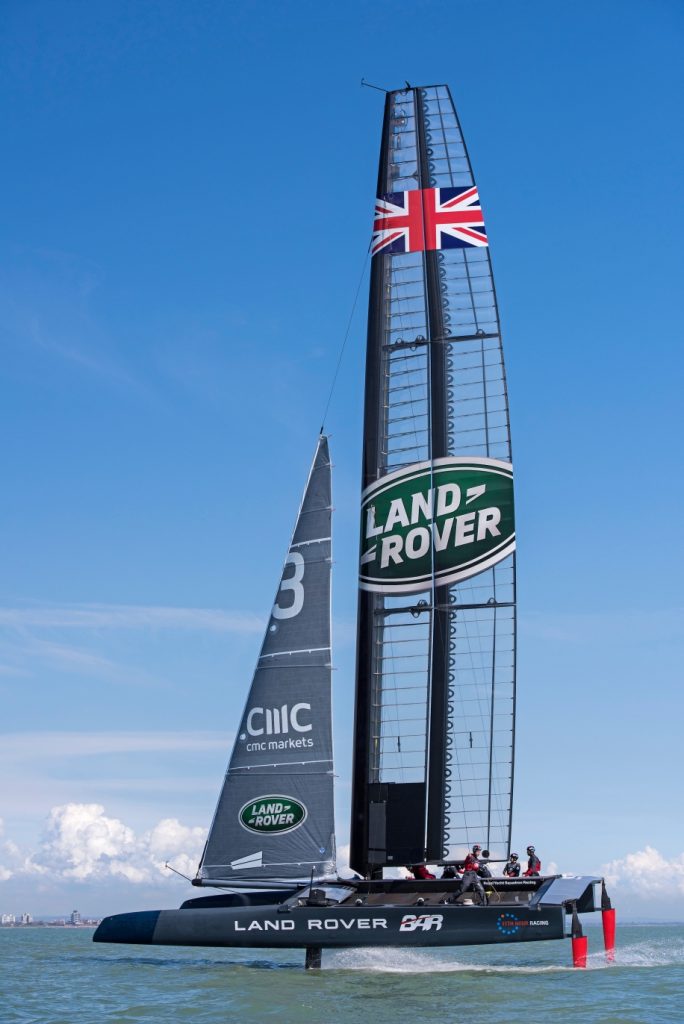 Land Rover BAR america's cup yacht