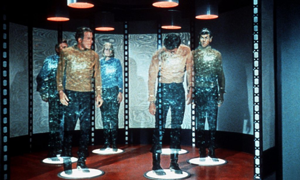 Kirk, Spock teleportation