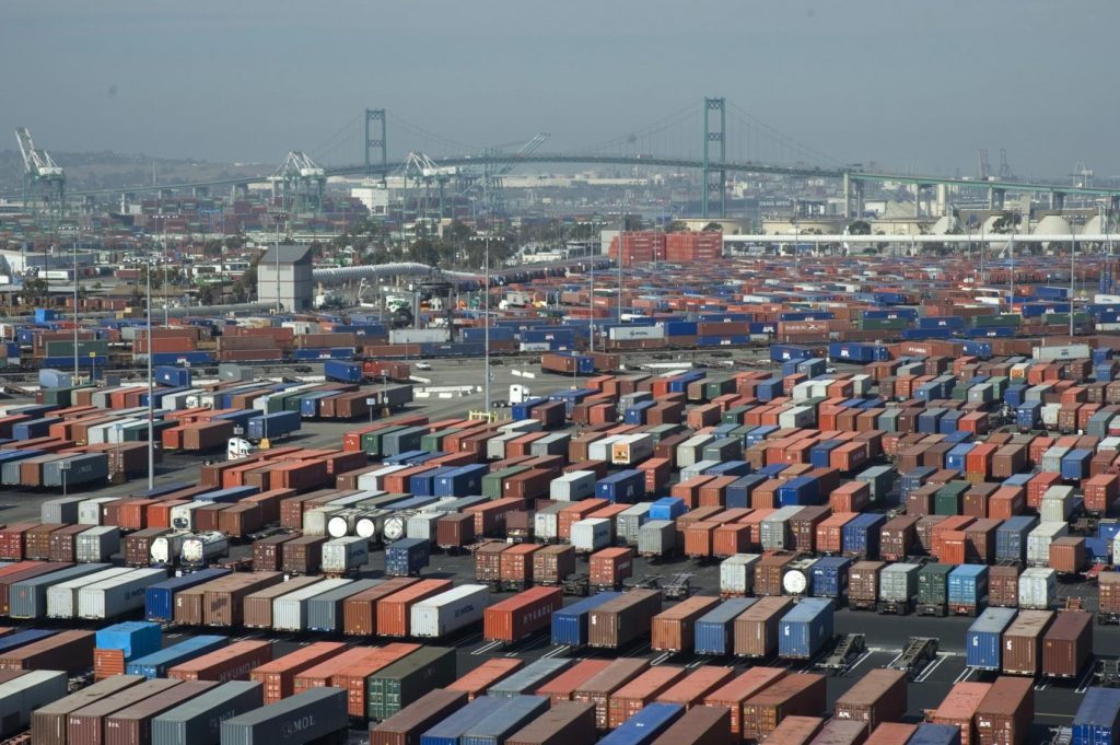 Port of Los Angeles, in the US