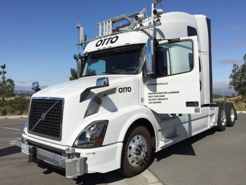 uber otto autonomous truck