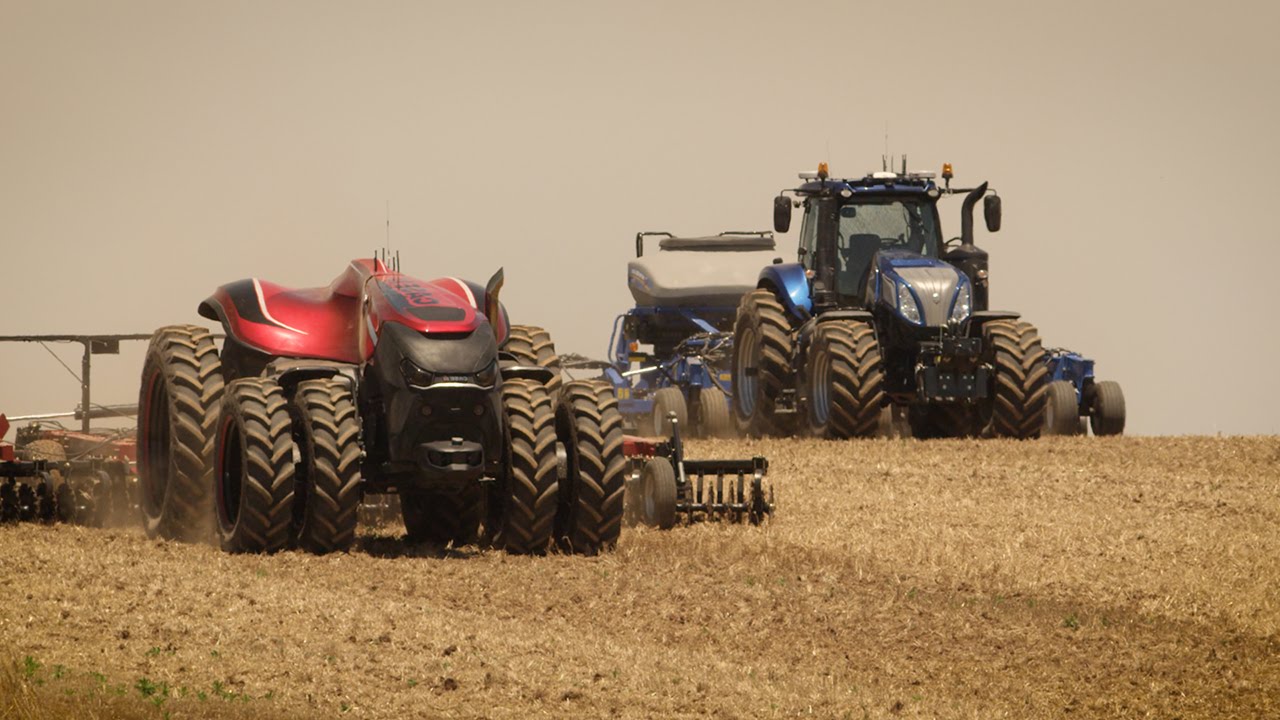 agriculture cnh autonomous tractor