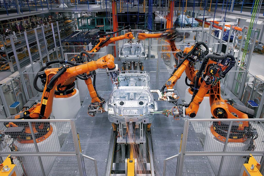kuka robots car production