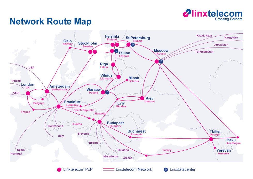 citic linx Network-Route-Map_2011