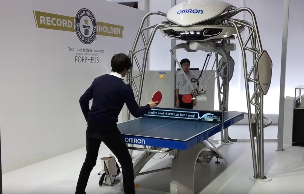 omron table-tennis robot