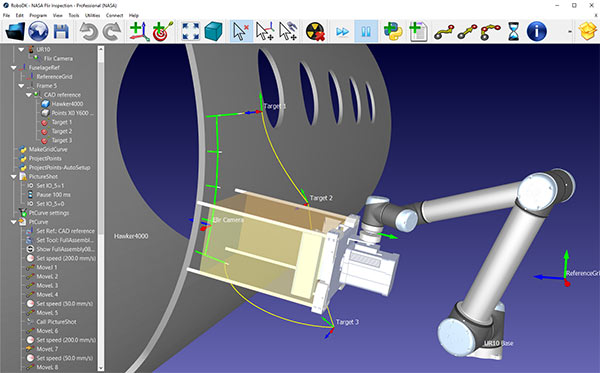 Nasa robotic inspection-RoboDK-software