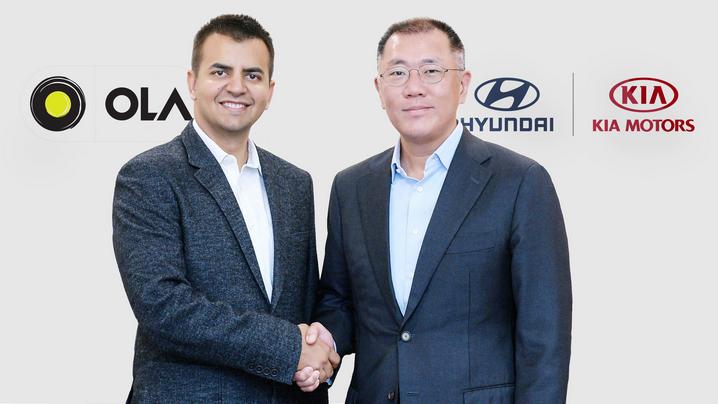 Hyundai and Kia invest $300 million in Indian mobility service provider Ola