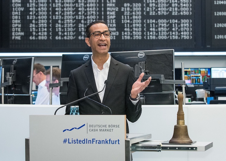 Software AG rings opening bell at German Stock Exchange