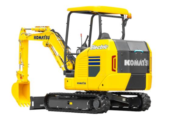 Komatsu develops electric mini excavator
