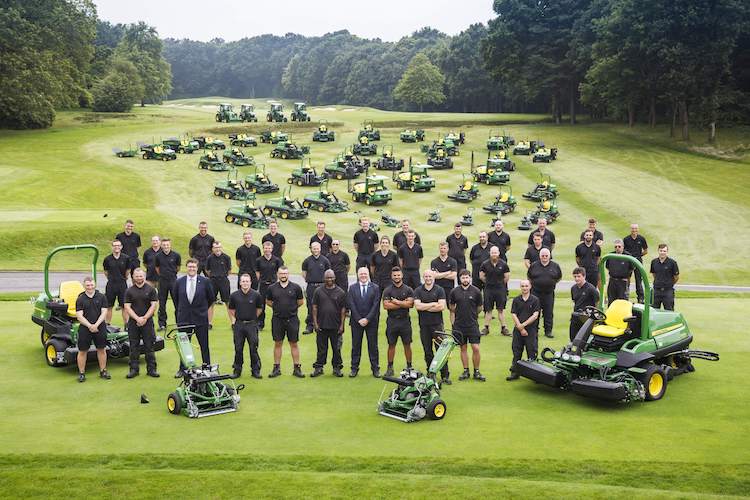 John Deere in exclusive partnership with Wentworth Club to supply golf course maintenance equipment
