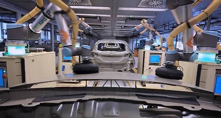 Ford installs team of collaborative robots on Fiesta assembly line