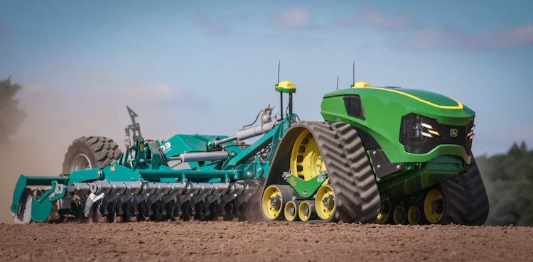 John Deere showcases autonomous electric tractor and other new tech