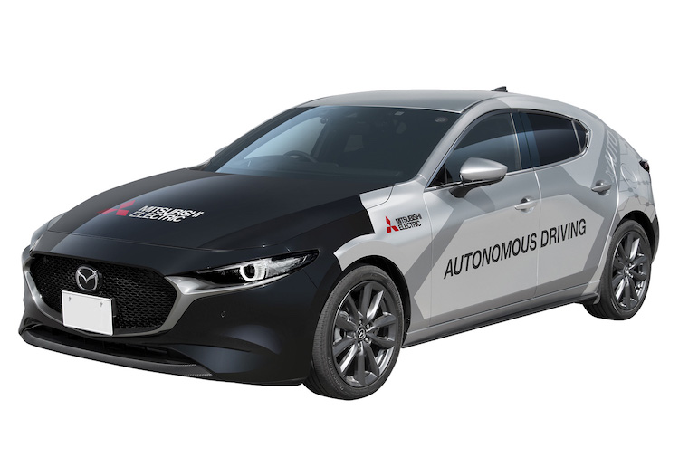 Mitsubishi Electric unveils new autonomous car for testing new technologies