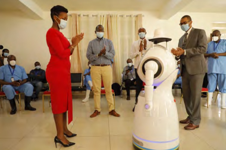 UN sends five robots to Rwanda to detect coronavirus