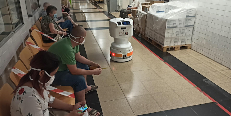 PAL Robotics completes testing of robots with Accerion positioning sensors in hospitals to fight Covid-19