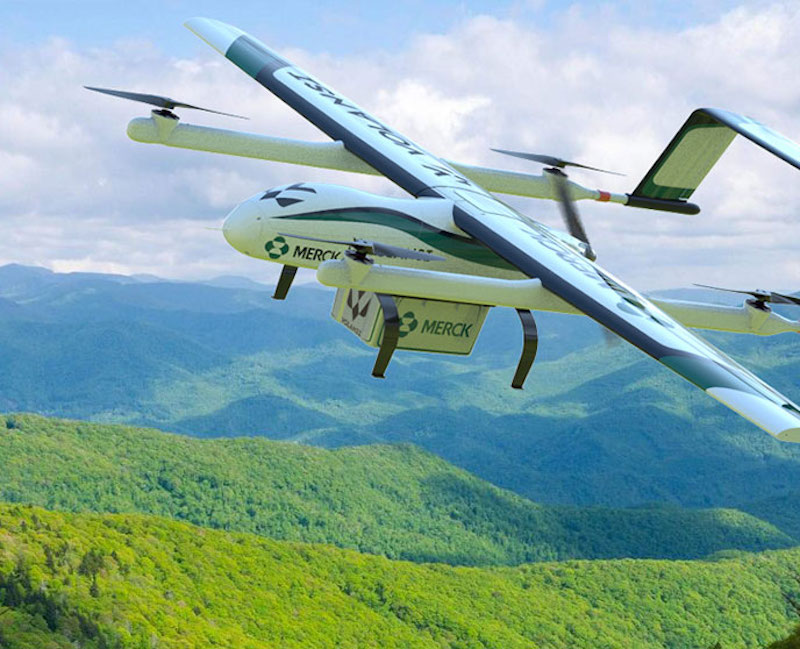 Merck and Volansi launch commercial drone service to deliver cold-chain medicines in rural North Carolina