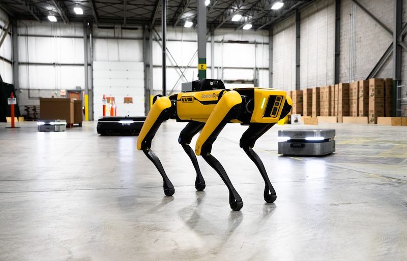 Otto Motors integrates its warehouse robots with Boston Dynamics’ robot dog