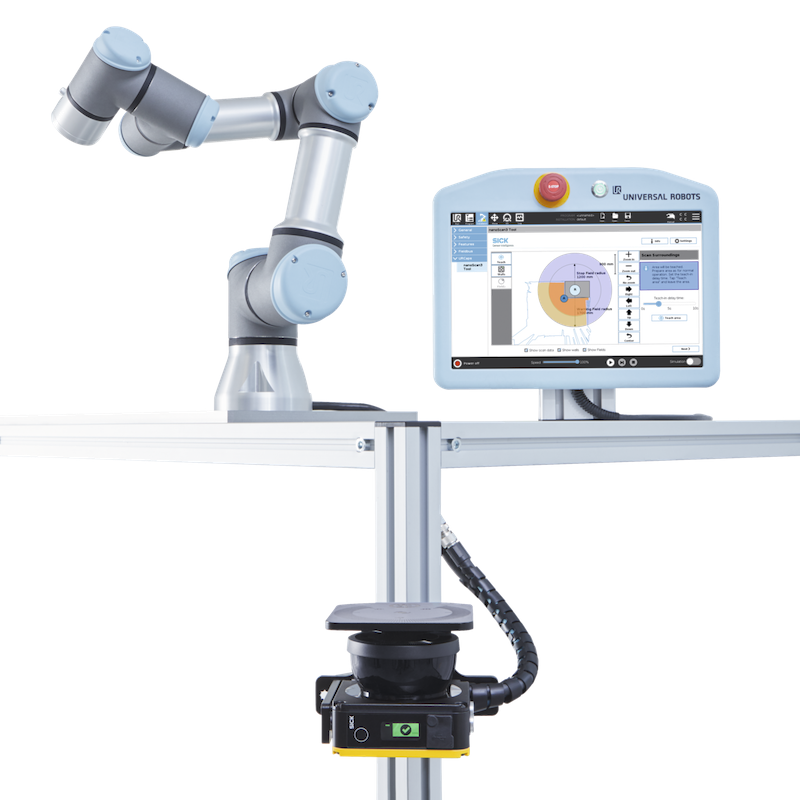 SICK partners with Universal Robots for speed and separation monitoring system