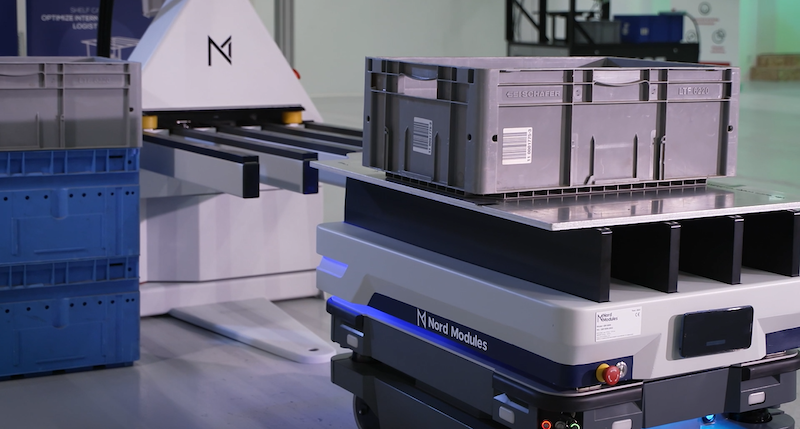 Ultimation Industries introduces warehouse robots from Nord-Modules