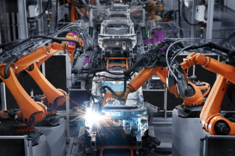 robotic assembly line car