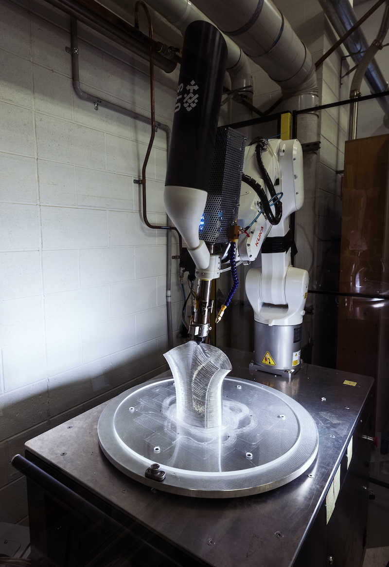 BVN and UTS invent robotic 3D-printed air cooling system