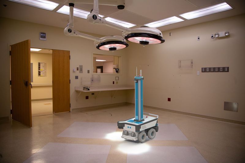 Advanced Intelligent Systems launches UV light disinfection robot