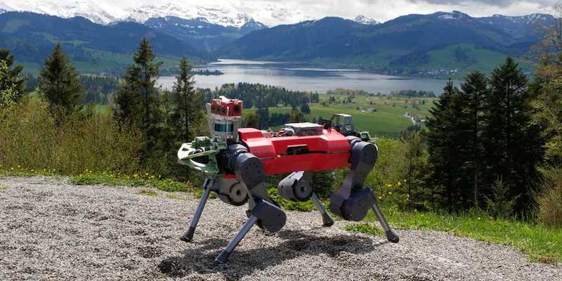 How robots learn to hike: ETH researchers look to improve four-legged ANYmal’s mobility