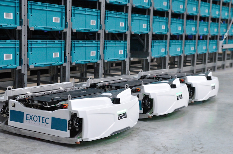 Exotec raises $335 million in Series D funding for its warehouse robots