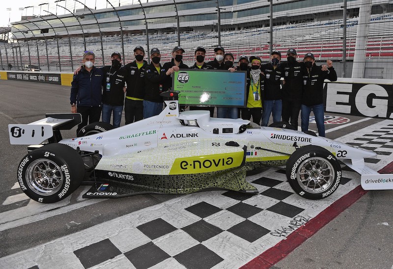 Polimove wins autonomous car race at CES