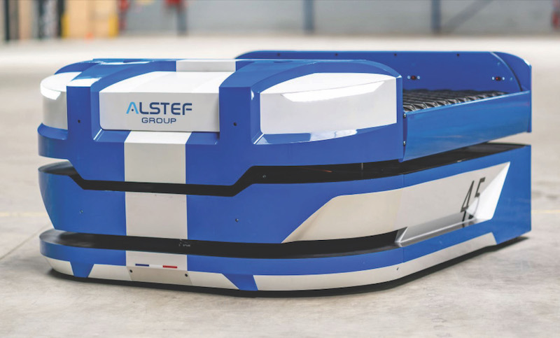 Alstef tests AGVs at Rennes Bretagne Airport in baggage handling