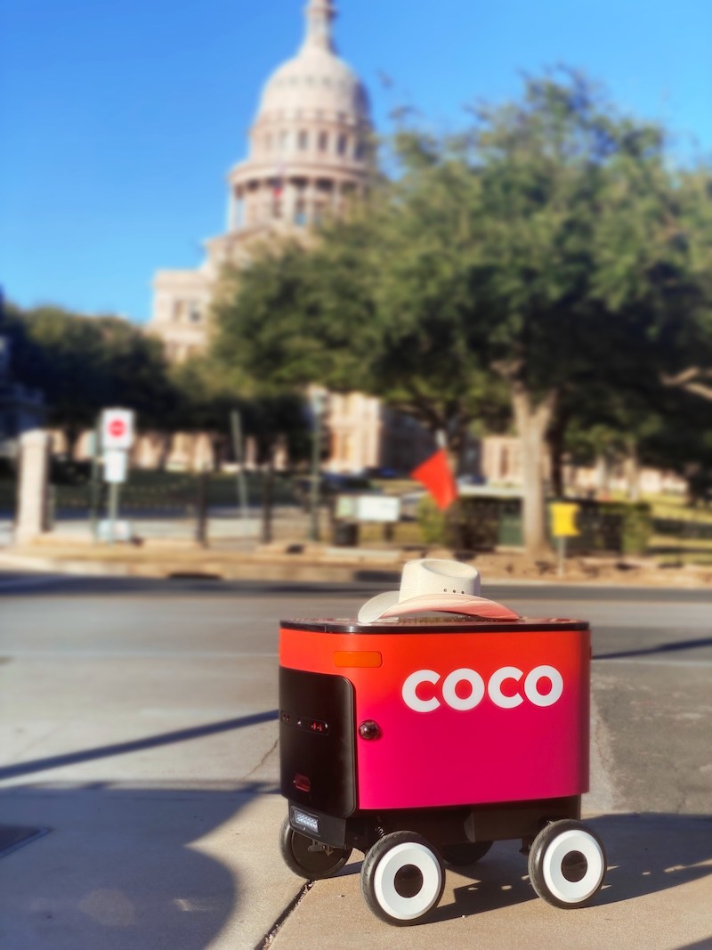 Coco delivery robot rolls out in Texas with a view to nationwide expansion