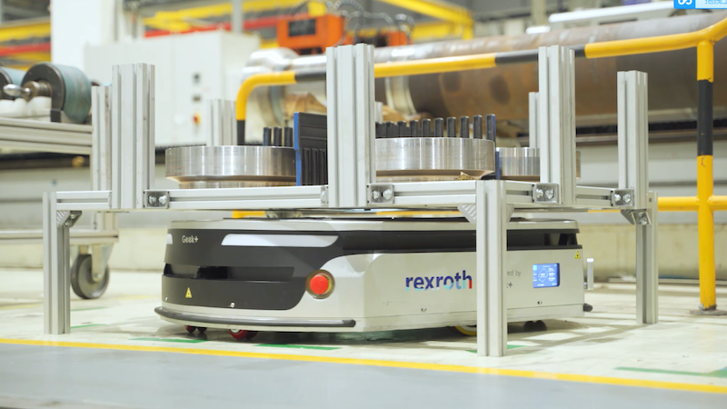 Geek+ and Bosch Rexroth extend partnership and implement advanced moving robot
