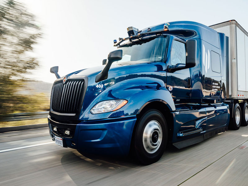 Embark provides first autonomous truck to Knight-Swift