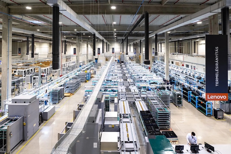 Lenovo opens first European manufacturing facility in Hungary