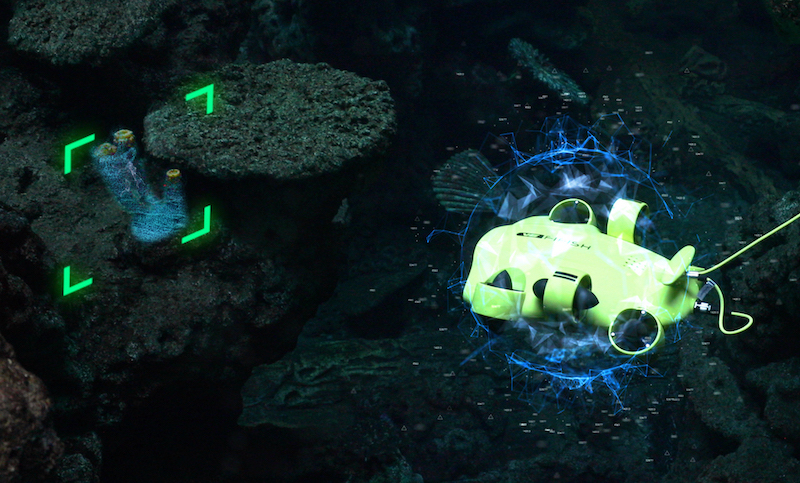 QYSEA unveils new AI vision system for underwater drone for explorations