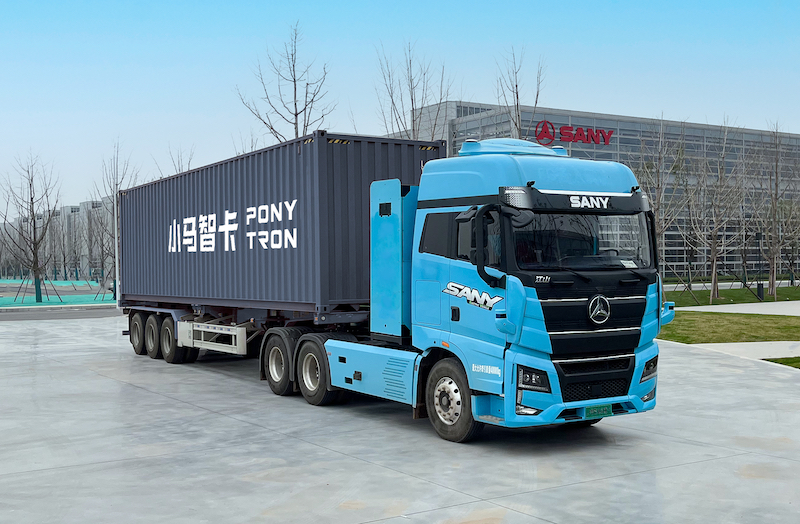Pony.ai and SANY to mass produce autonomous trucks