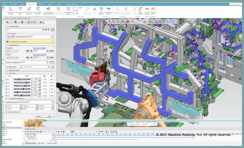 Realtime Robotics integrates robot motion planning and control software with Siemens Process Simulate