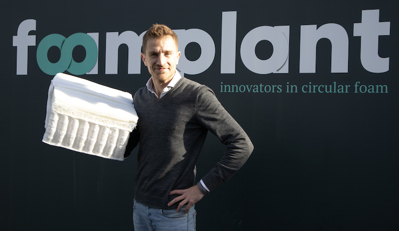 Startup company Foamplant launches ‘world’s first sustainable foam’