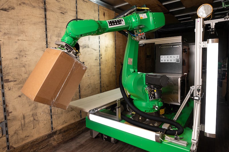 Pickle Robot raises $26 million to develop robotics for unloading trucks
