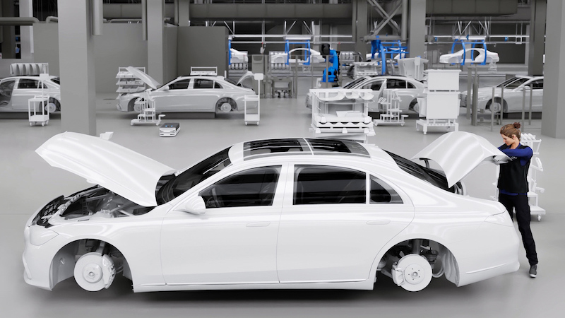 Manufactured in the metaverse: Mercedes-Benz designs virtual factories with Nvidia Omniverse
