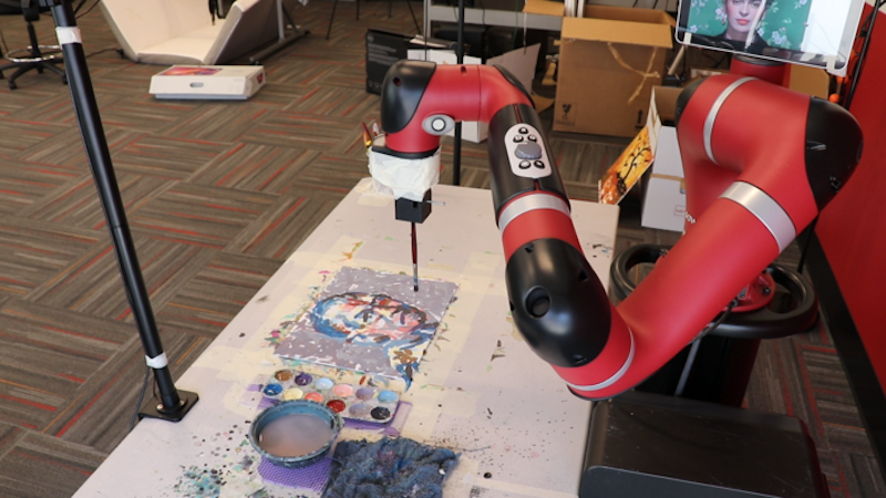 Carnegie Mellon University’s new robot collaborates with humans to create art