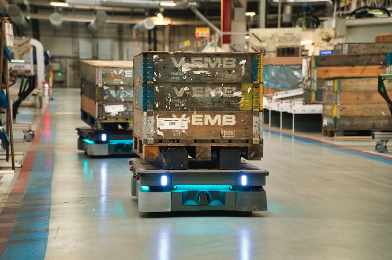 Forvia increases logistics productivity with fleet of MiR robots