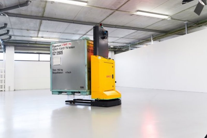 Kivnon to launch new version of its forklift AGV at Advanced Factories Expo
