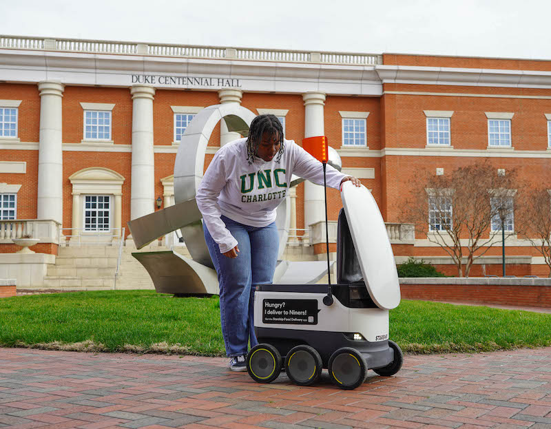 Starship Technologies launches robot service North Carolina university