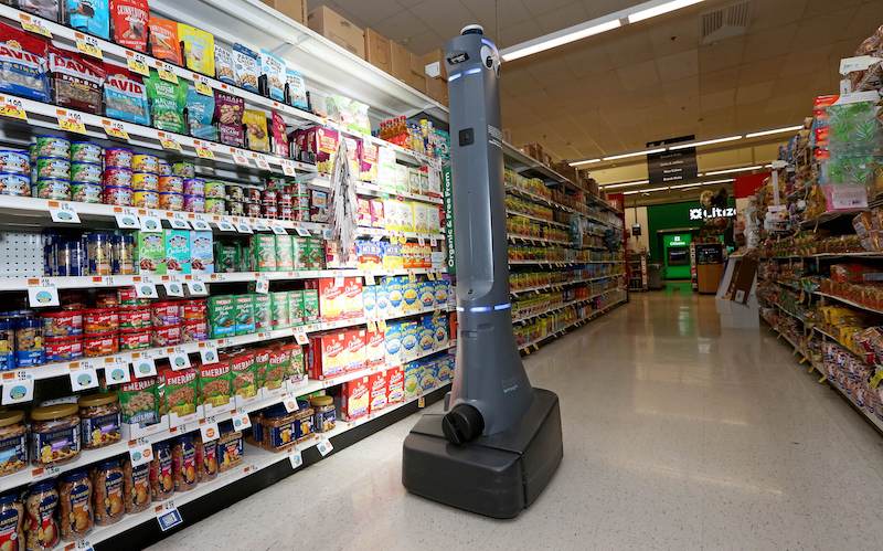 Badger Technologies and Stop & Shop stores upgrade Marty the robot
