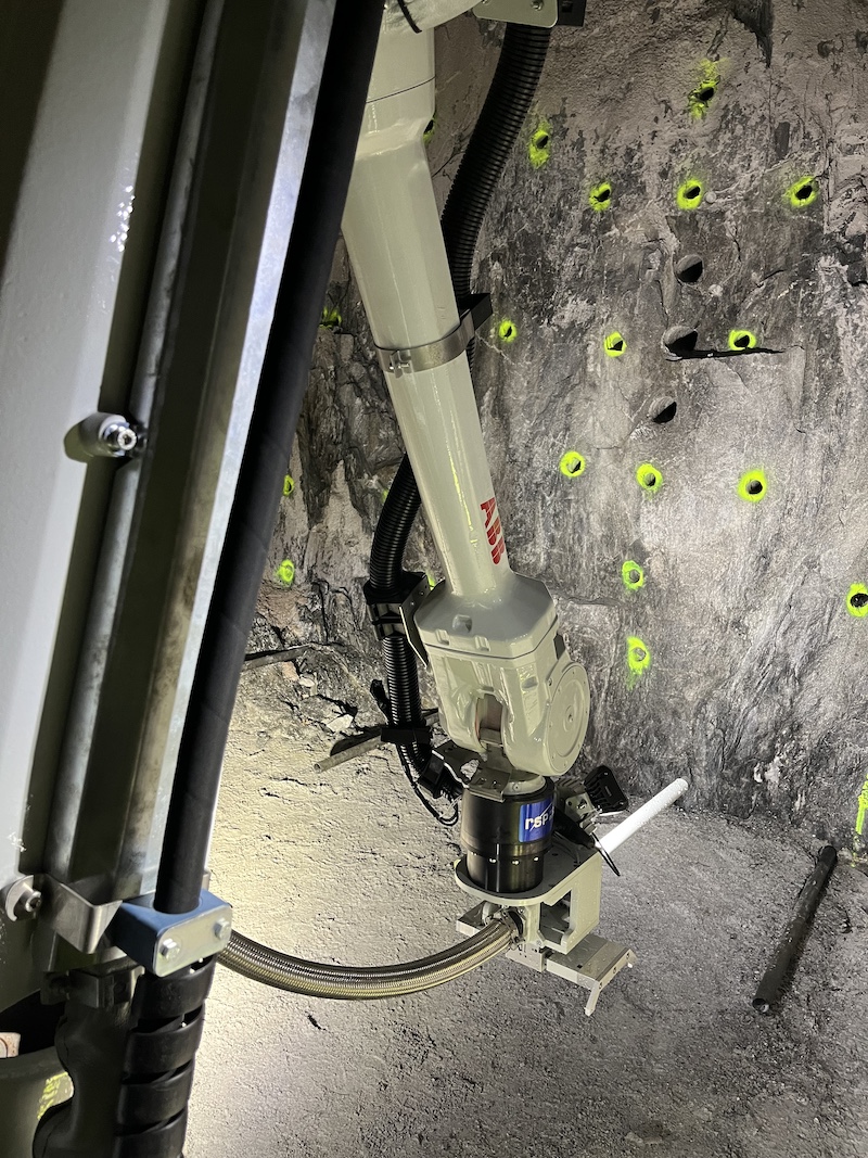 ABB completes testing of robotic system for inserting charges in boreholes in mines